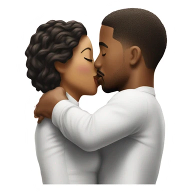 Woman kissing Michael b Jordan sticker