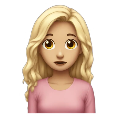 Triste cœur sticker