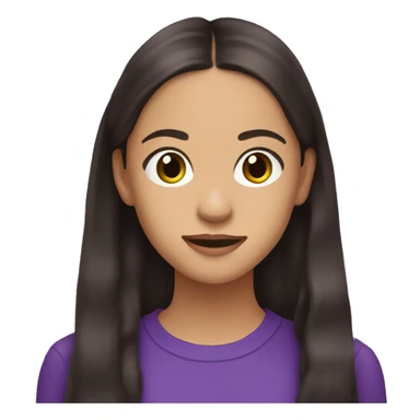 Olivia rodrigo in purple sticker