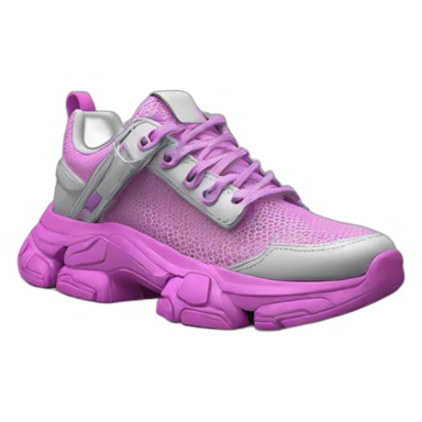 tech-loom bliss mesh pvc sneakers, surrealism, hyper aesthetic, hyper detailed, CGI, professional merchandise sticker