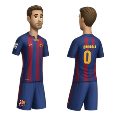Camisa fc Barcelona sticker