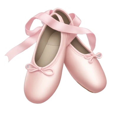 Pale pink ballet shoes sticker
