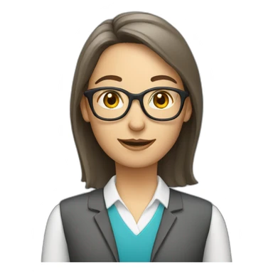 modern primary school teacher sticker