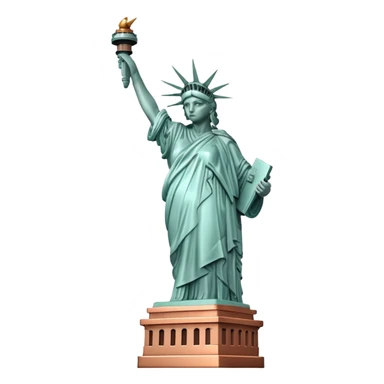 Statue of Liberty landmark sticker