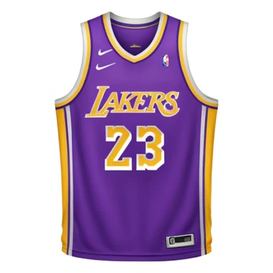los angeles lakers jersey sticker