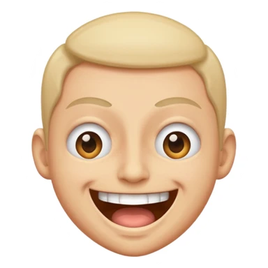 I want an overly excited face that says “I am so excited, I cannot contain. With eyes tightly squeezed closed together and a big grin emoji. Close their eyes  sticker