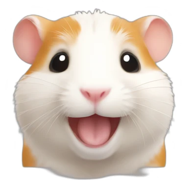 happy hamster sticker