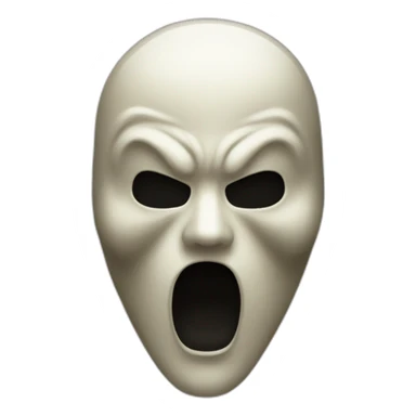 masque de scream sticker