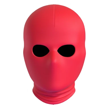 red ski mask sticker
