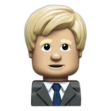 boris johnson lego minifigure sticker
