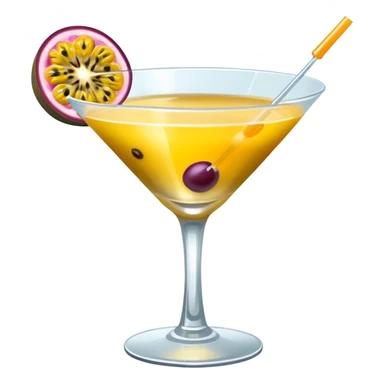 Pornstar martini with passionfruit floating in it sticker