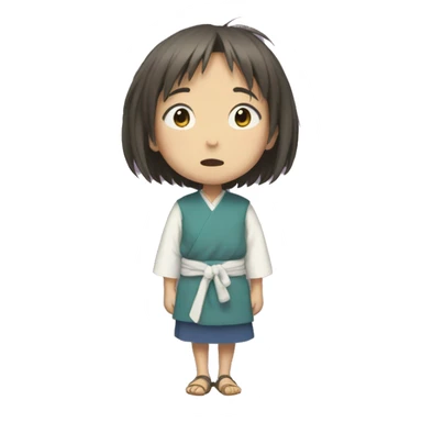 Spirited Away's Chihiro sticker