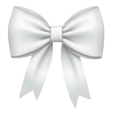 white bow sticker