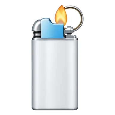 white lighter sticker