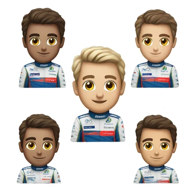 Champion de f1 chez Alpine f1 team sticker