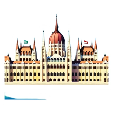 Budapest parliament emoji sticker