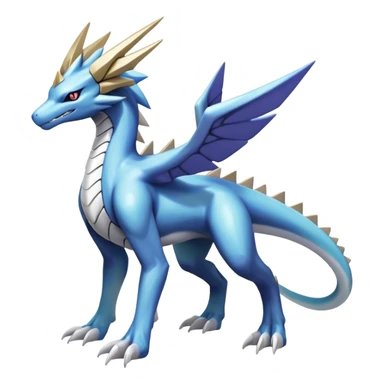  Cool Edgy Shiny Godly Ethereal Digimon-Suicune-Dialga-Kyurem-Latios-Reptile full body sticker