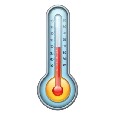 sick thermometer sticker