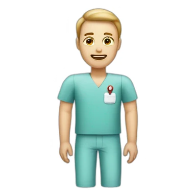 Man medical joint sticker