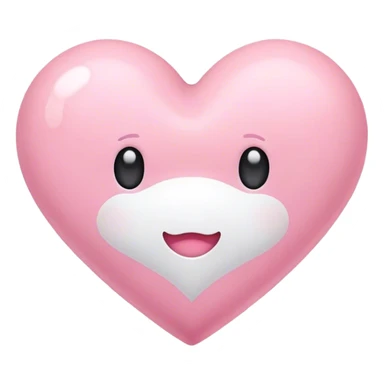Heart melted pastel sticker