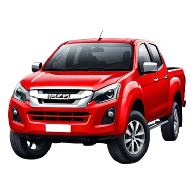 Isuzu D-MAX - Isuzu (Model Year: 2024) (Iconic colour: Red) sticker