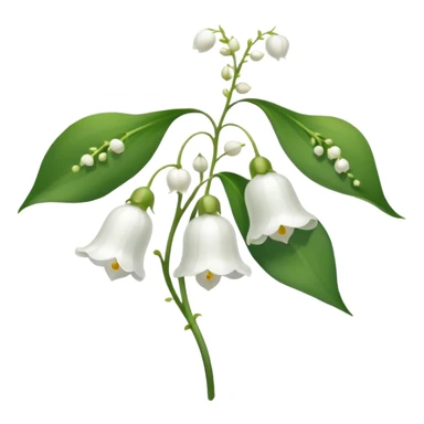  lily of the valley sticker
