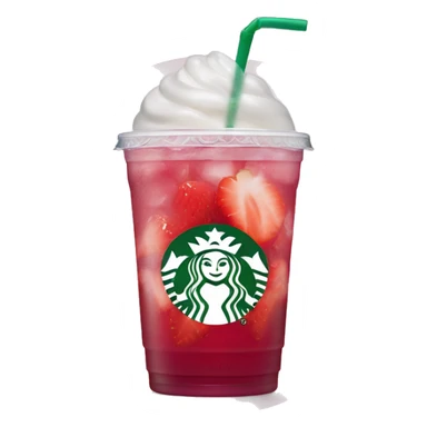starbucks strawberry açaí lemonade refresher  sticker