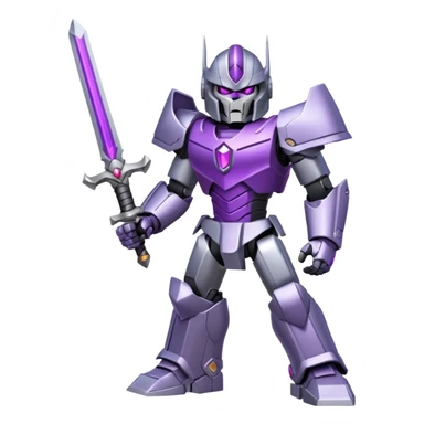 Megatron with sword sticker