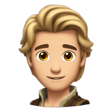Flynn rider rapunzel sticker
