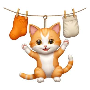 Make fun of the hang in there kitten  sticker