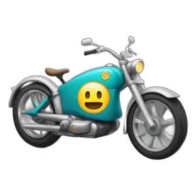 Car on a bike sticker