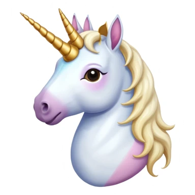 Unicorn with a peanut sticker