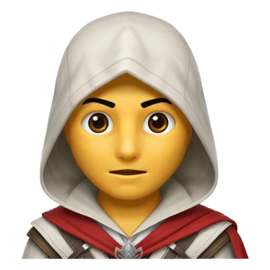 Assassin creed emoji smaler smaler and smaler and small size  sticker