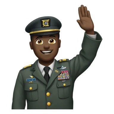 us army navy seal military salute sticker