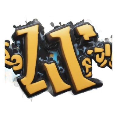 The word LIHUE in black graffiti  sticker