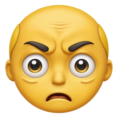 Angry pleading emoji sticker