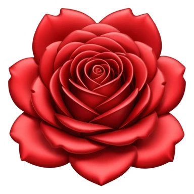 metal rose, without green leaves, just flower sticker