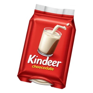 Le chocolat au lait Kinder  sticker