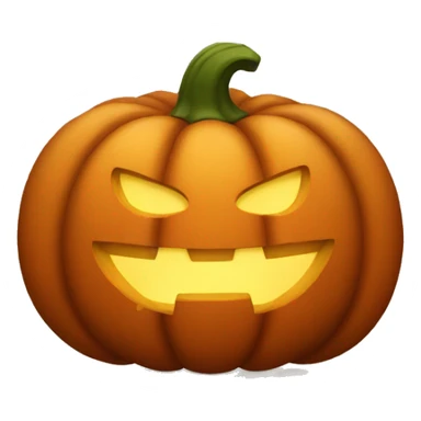 Autumn pumpkin sticker