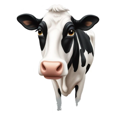 holstein cow side sticker