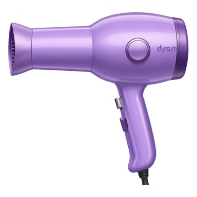 pastel lilac Dyson hair dryer sticker