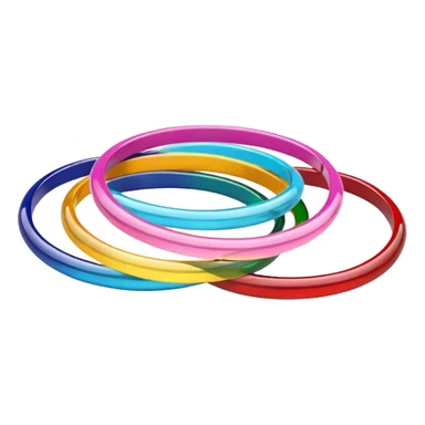   Colourfull Glass Bangles sticker