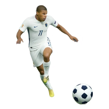 mbappé qui fais du foot sticker
