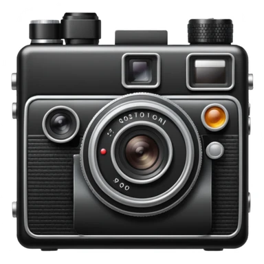 a retrò photocamera sticker