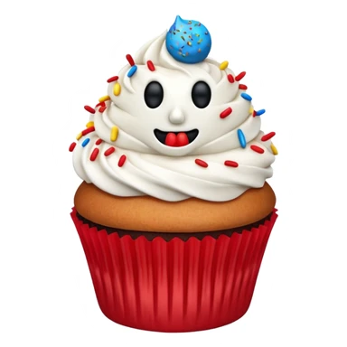 Terrifier cupcake sticker