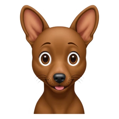 Xoloitzcuintle Dog silly goofy expression sticker