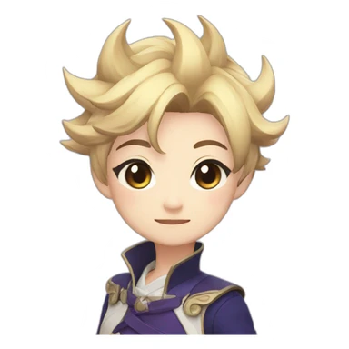 furina from genshin impact sticker