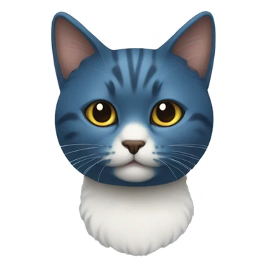 Gato, pitufo azul sticker
