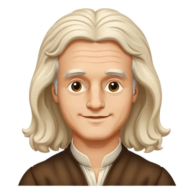 Isaac Newton  emoji sticker