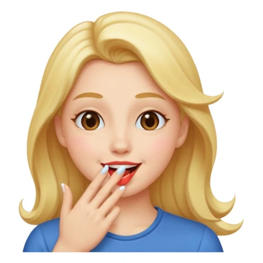 In love with blowing a kiss sticker